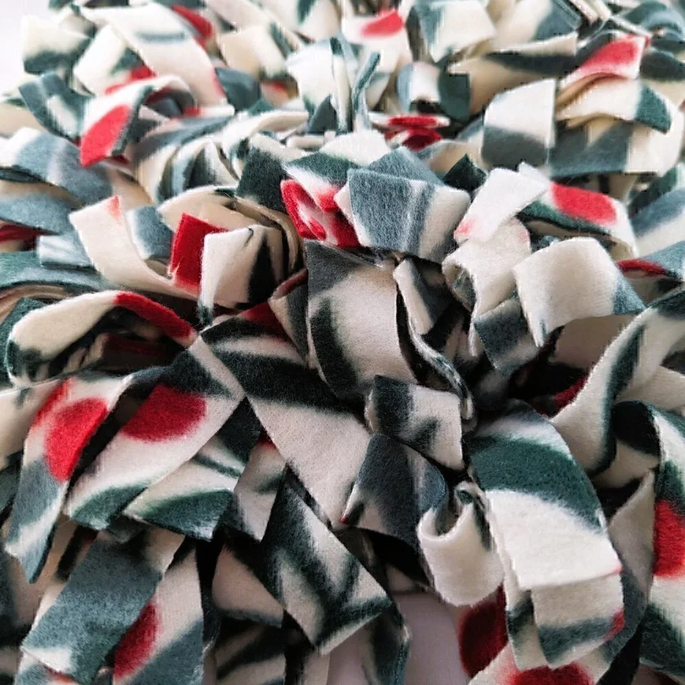 NEW Dog/Cat Snuffle Mat - Forest Green/Red Berry #23